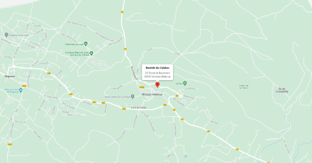 La Bastide du Calalou &amp; Spa, Hôtel Moissac-Bellevue dans le Var, Map Localisant la Bastide du Calalou